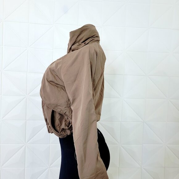 Lululemon Women's Frontier Brown Always Effortless Full-Zip Basic Jacket Size 6 - Picture 5 of 10